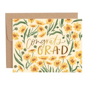 Goldenmane Congrats Grad Graduation Greeting Card